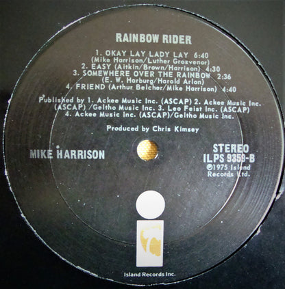 Mike Harrison - Rainbow Rider
