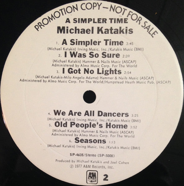 Michael Katakis - A Simpler Time