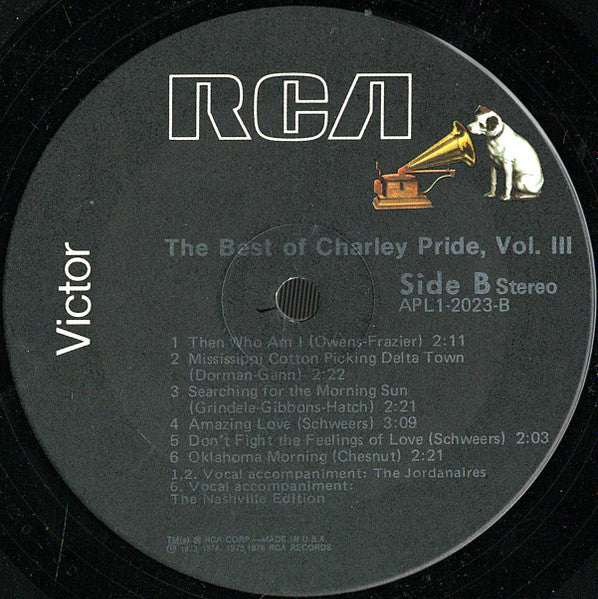 The Best Of Charley Pride Vol. III - secondary