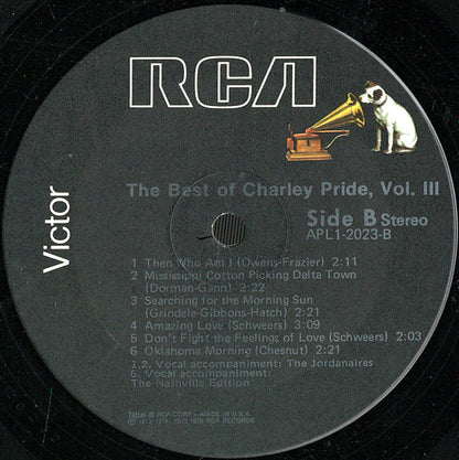 The Best Of Charley Pride Vol. III - secondary