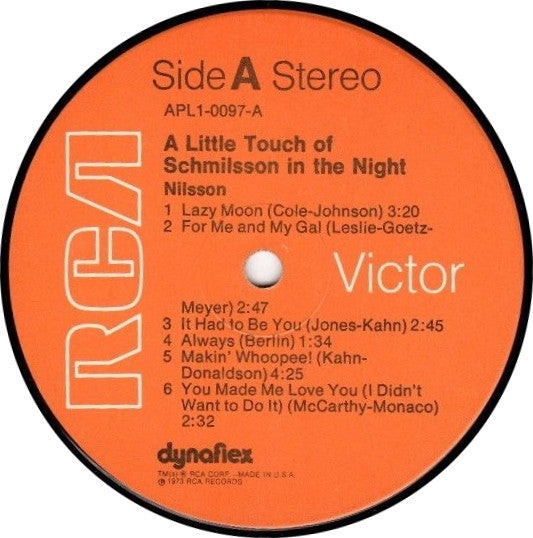 A Little Touch Of Schmilsson In The Night - secondary