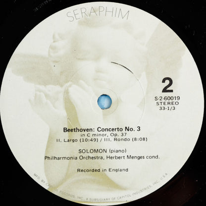 Solomon, Ludwig van Beethoven, Philharmonia Orchestra, Herbert Menges - Piano Concerto No. 3 In C Minor, Op. 37