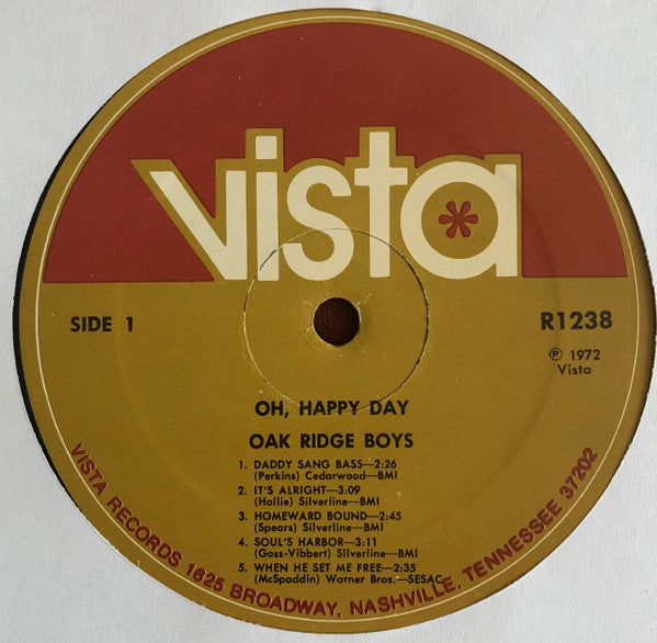 The Oak Ridge Boys - Oh, Happy Day