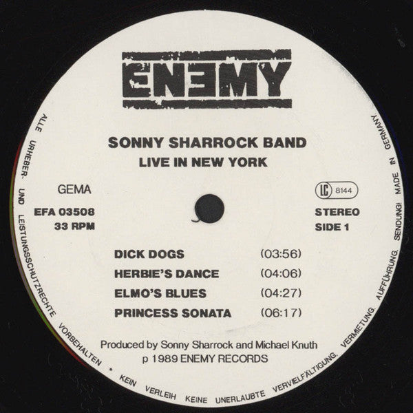 Sonny Sharrock Band - Live In New York