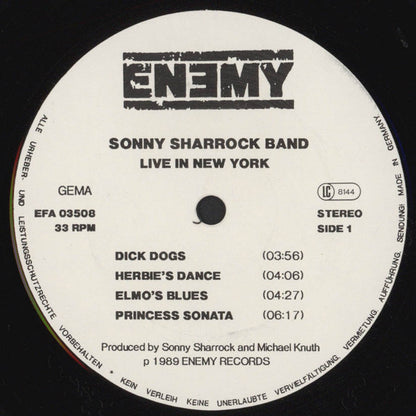 Sonny Sharrock Band - Live In New York