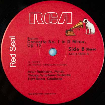 Arthur Rubinstein, Fritz Reiner, Johannes Brahms, Chicago Symphony Orchestra - Concerto No. 1 In D Minor