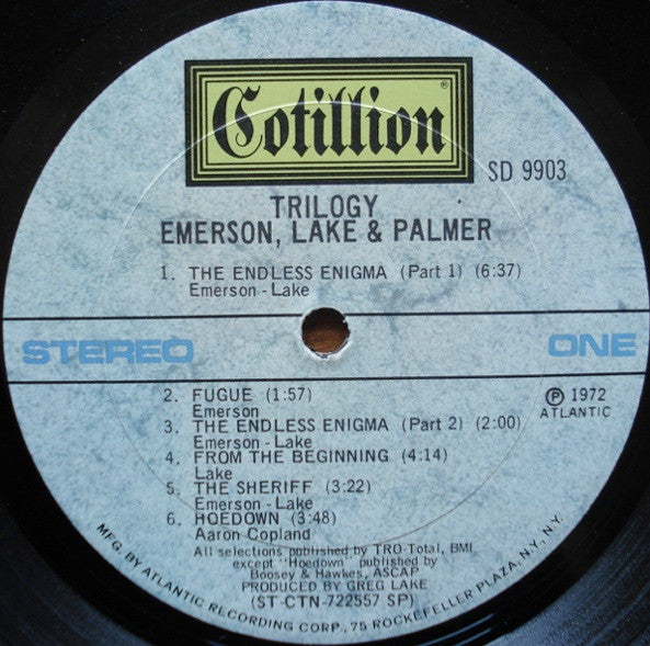Emerson, Lake & Palmer - Trilogy