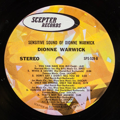 The Sensitive Sound Of Dionne Warwick - secondary