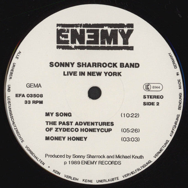 Sonny Sharrock Band - Live In New York