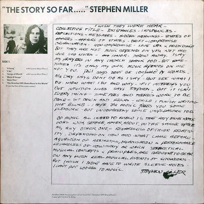 "The Story So Far..." "...Oh Really?" - primary