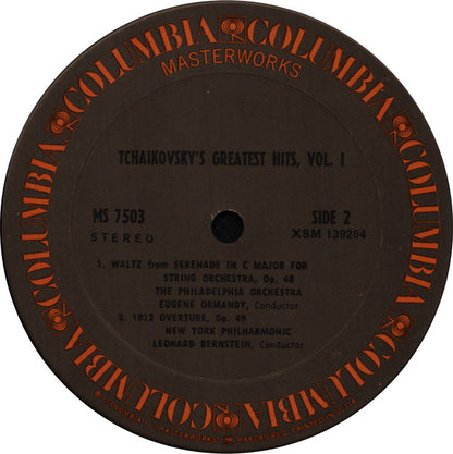 Pyotr Ilyich Tchaikovsky, Leonard Bernstein, New York Philharmonic, Eugene Ormandy, The Philadelphia Orchestra - Tchaikovsky's Greatest's Hits (Vol. 1)