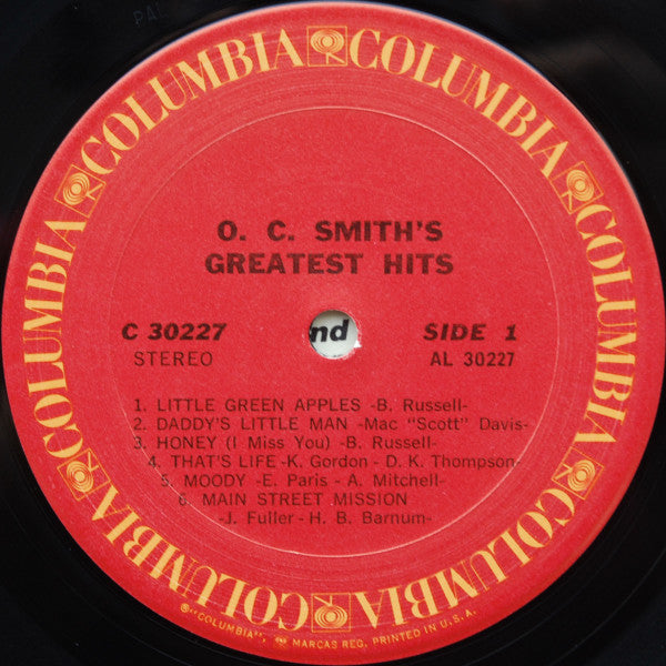 O. C. Smith's Greatest Hits - secondary