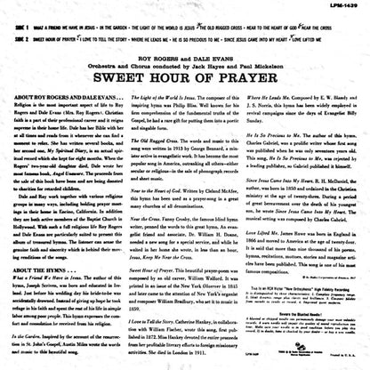 Roy Rogers And Dale Evans - Sweet Hour Of Prayer