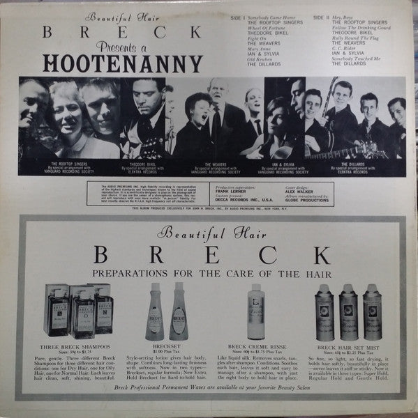 Various - Beautiful Hair Breck Presents A Hootenanny