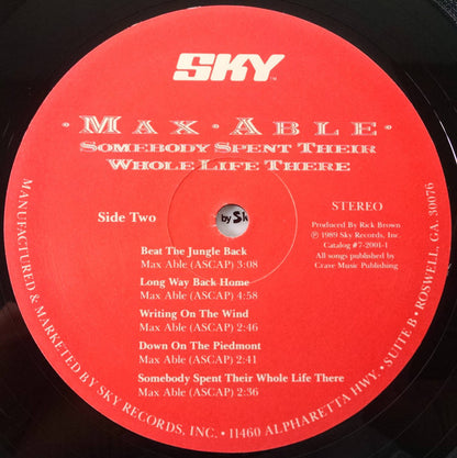 Somebody Spent Their Whole Life There - secondary