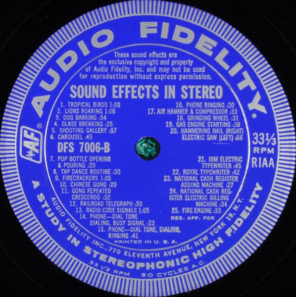 Sound Effects Volume 1 - secondary