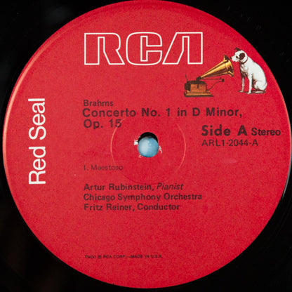 Arthur Rubinstein, Fritz Reiner, Johannes Brahms, Chicago Symphony Orchestra - Concerto No. 1 In D Minor