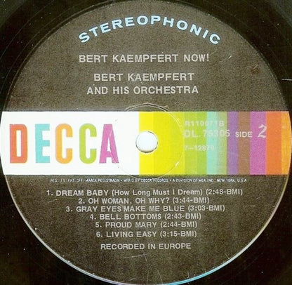 Bert Kaempfert - Bert Kaempfert Now!