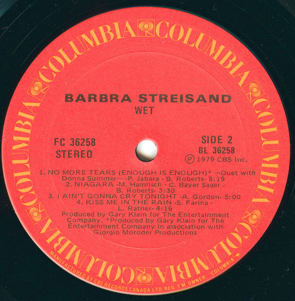 Barbra Streisand - Wet