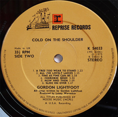 Gordon Lightfoot - Cold On The Shoulder