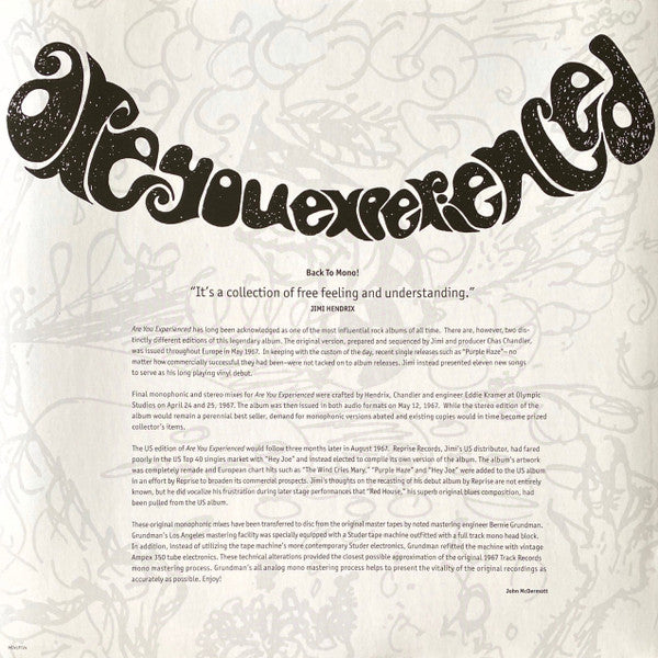 Are You Experienced - secondary