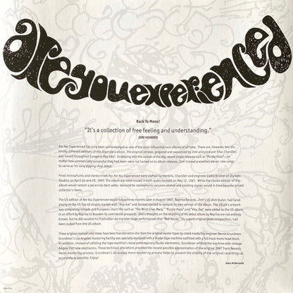 Are You Experienced - secondary
