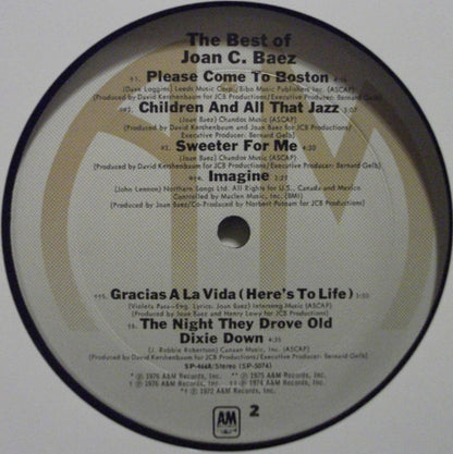 The Best Of Joan C. Baez - secondary