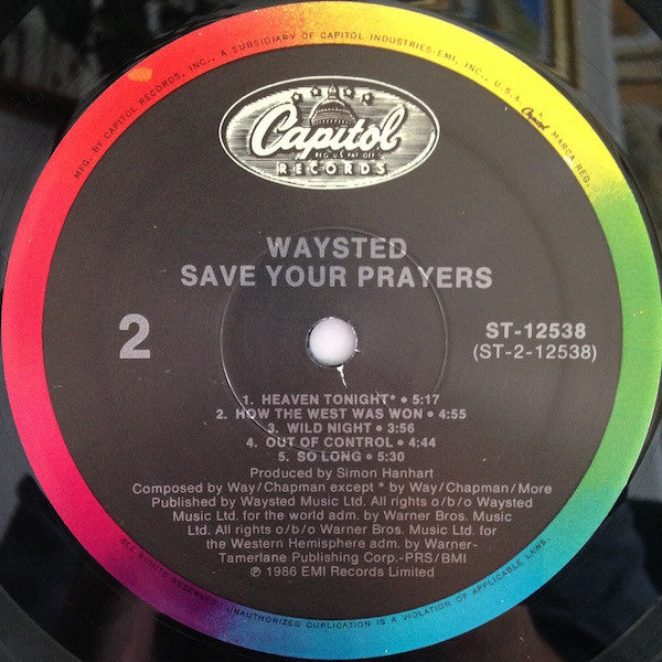Save Your Prayers - secondary