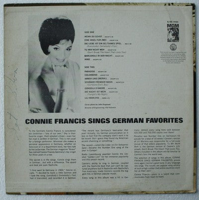 Connie Francis - Sings German Favorites