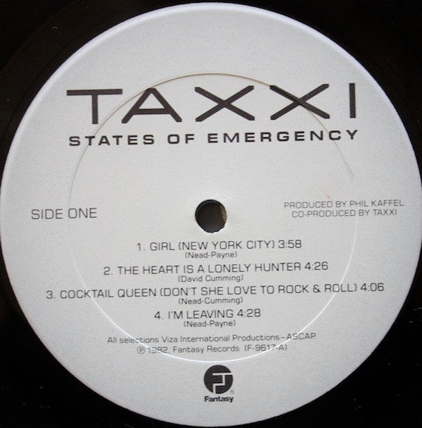 Taxxi - States Of Emergency