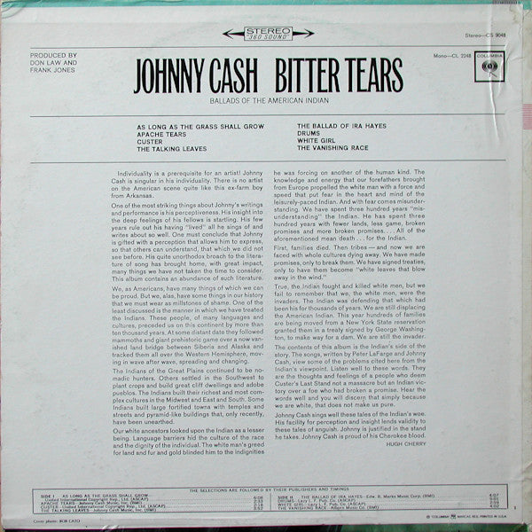 Bitter Tears - Ballads Of The American Indian - secondary