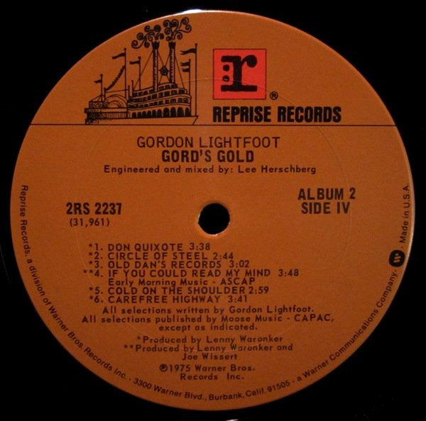 Gord's Gold - secondary