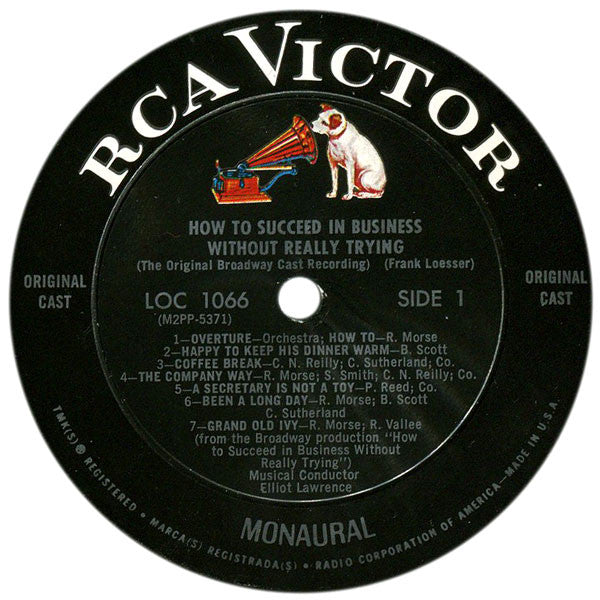 Various - How To Succeed In Business Without Really Trying (The Original Broadway Cast Recording)