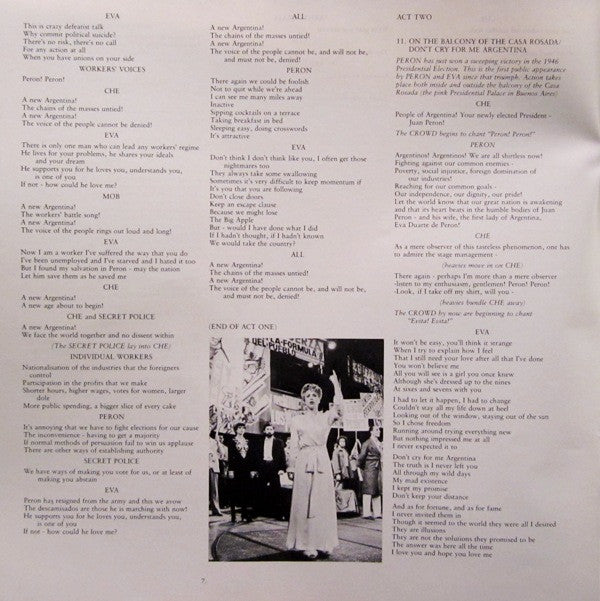 Andrew Lloyd Webber, Tim Rice - Evita: Premiere American Recording
