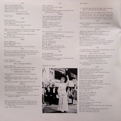 Andrew Lloyd Webber, Tim Rice - Evita: Premiere American Recording