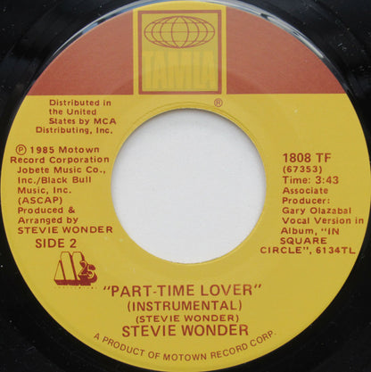 Part Time Lover - secondary