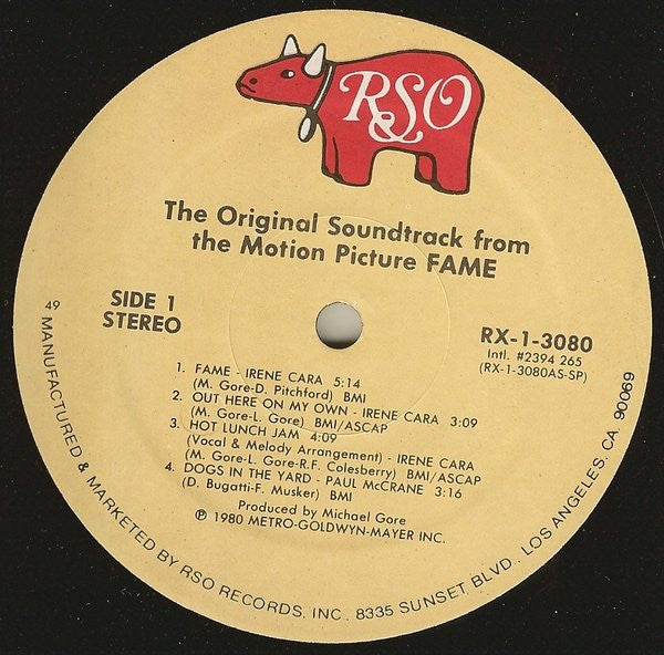 Fame - Original Soundtrack From The Motion Picture - secondary