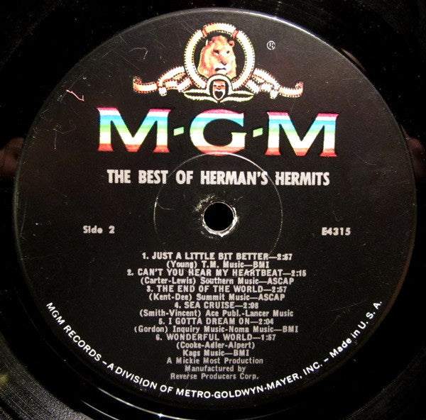 The Best Of Herman's Hermits - secondary