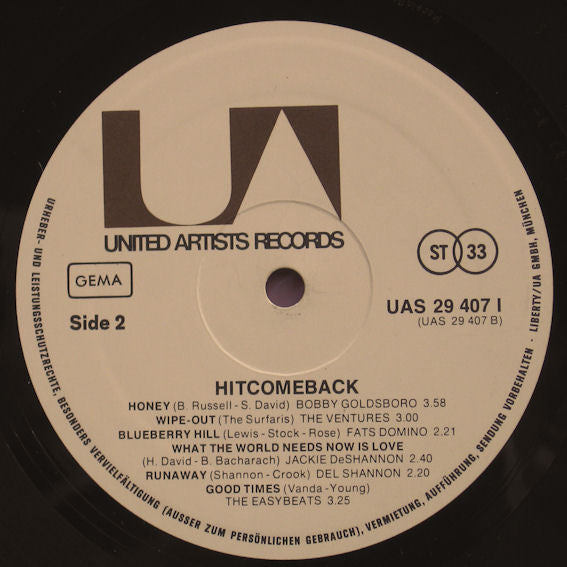 Hitcomeback - Hits Neu Aufgelegt - secondary