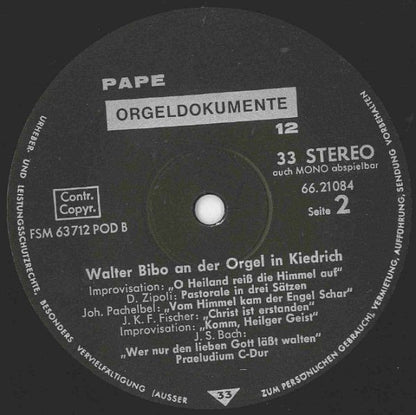 Registervorführungen Und Werke Alter Meister - secondary