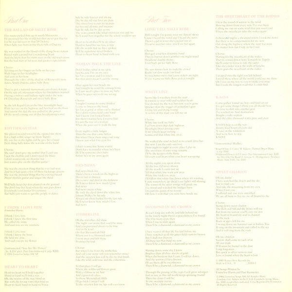 The Ballad Of Sally Rose - secondary