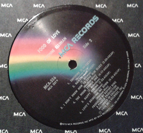 Yvonne Elliman - Food Of Love