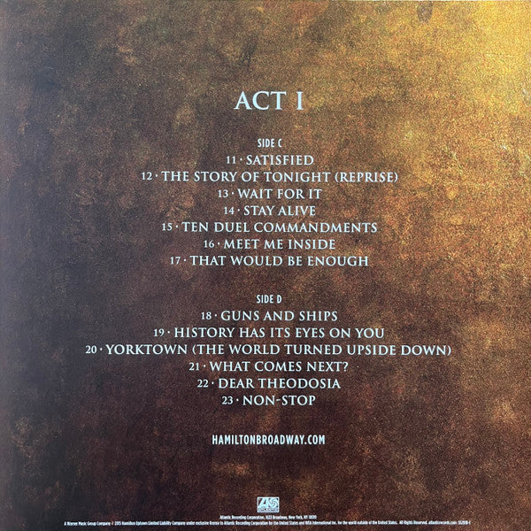 Hamilton: An American Musical (Original Broadway Cast Recording) - secondary