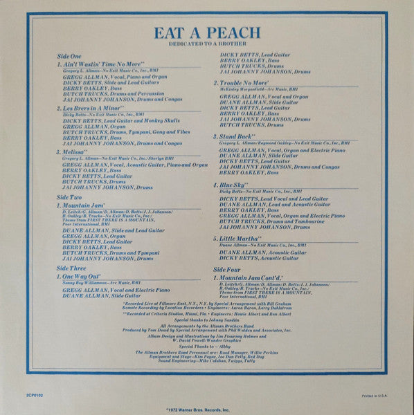 Eat A Peach - secondary