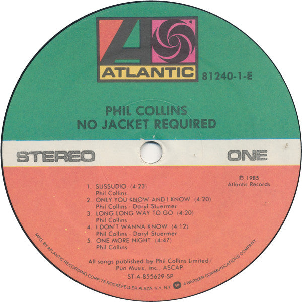 No Jacket Required - secondary