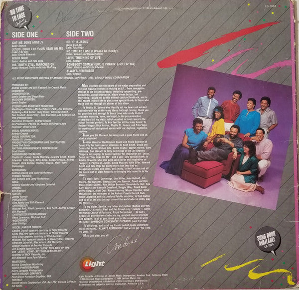 No Time To Lose - secondary