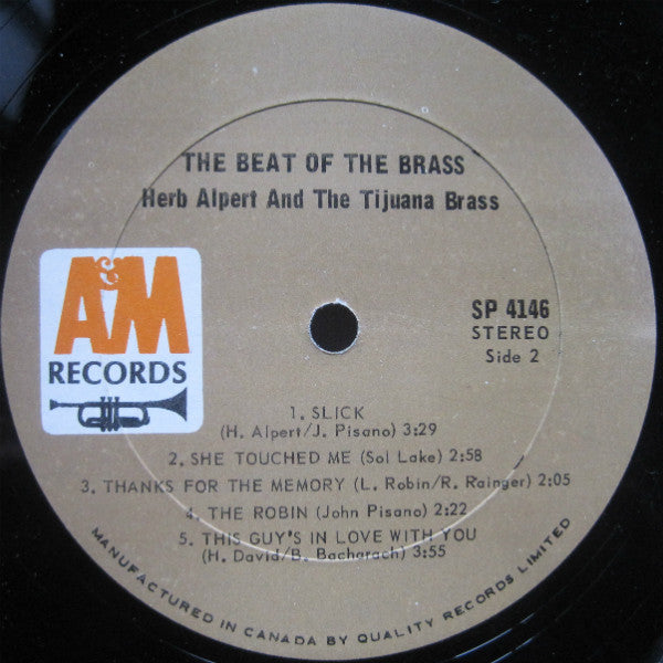 Herb Alpert & The Tijuana Brass - The Beat Of The Brass