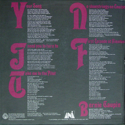 Elton John - secondary