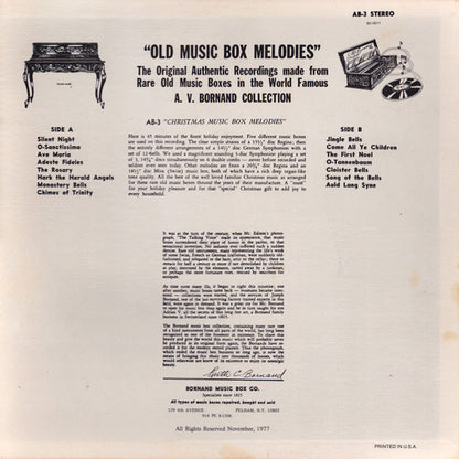 Unknown Artist - The Original Music Box Medley of Christmas Songs