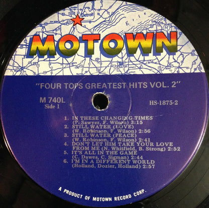 Four Tops Greatest Hits Vol. 2 - secondary